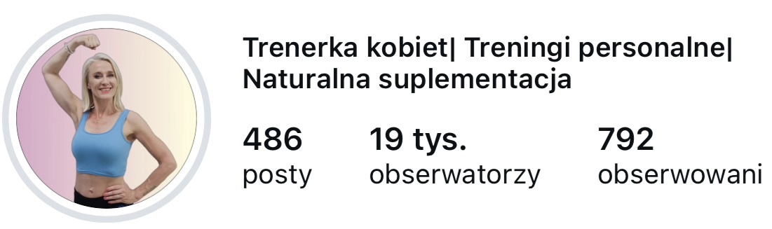 Profil Iwony na Instagramie dziś - 19 tysięcy obserwatorów