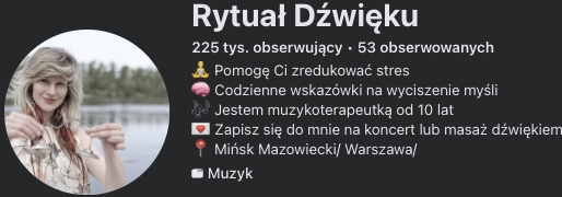 Profil na Facebooku - 225 tys. obserwujących